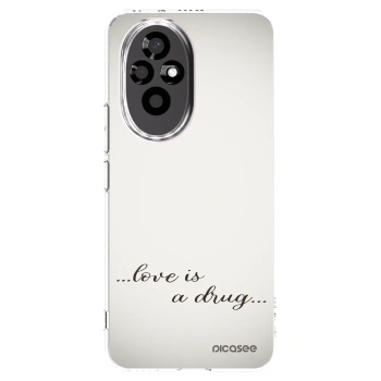 Picasee silikonska prozirna maskica za Honor 200 5G - Love is a drug