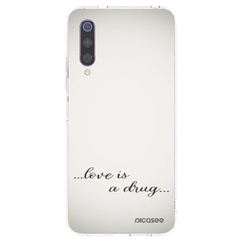 Picasee silikonska prozirna maskica za Xiaomi Mi 9 - Love is a drug