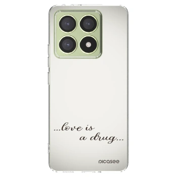 Picasee silikonska prozirna maskica za Xiaomi 14T - Love is a drug