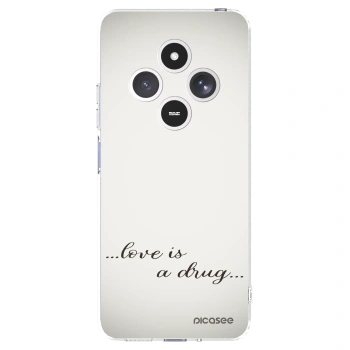 Picasee silikonska prozirna maskica za Xiaomi Redmi 14C - Love is a drug