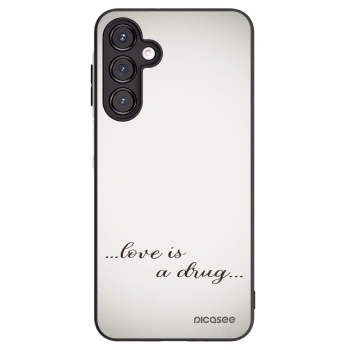Picasee crna silikonska maskica za Samsung Galaxy A16 5G - Love is a drug