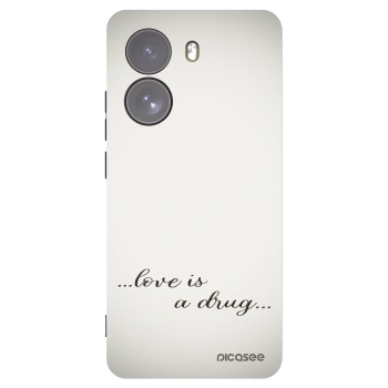 Picasee crna silikonska maskica za Xiaomi Poco X7 - Love is a drug