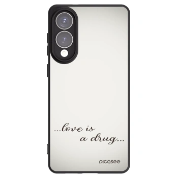 Picasee crna silikonska maskica za Samsung Galaxy S25 Edge 5G - Love is a drug