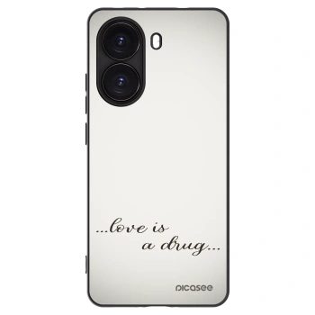 Picasee crna silikonska maskica za Xiaomi Poco X7 Pro 5G - Love is a drug