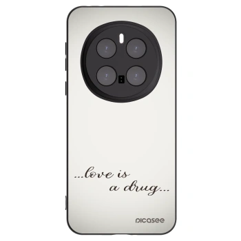 Picasee crna silikonska maskica za Honor Magic7 Pro 5G - Love is a drug