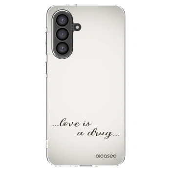 Picasee silikonska prozirna maskica za Samsung Galaxy A36 5G - Love is a drug