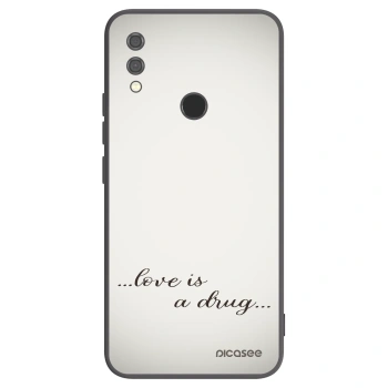 Picasee crna silikonska maskica za Xiaomi Redmi Note 7 - Love is a drug
