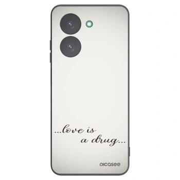 Picasee crna silikonska maskica za Xiaomi Redmi A5 - Love is a drug