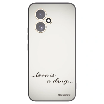 Picasee crna silikonska maskica za Honor 400 5G - Love is a drug