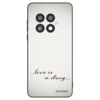 Picasee crna silikonska maskica za OnePlus 13 5G - Love is a drug