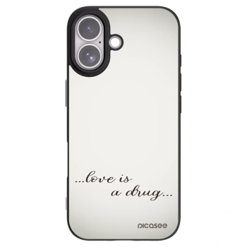 Picasee crna silikonska maskica za Apple iPhone 17 - Love is a drug