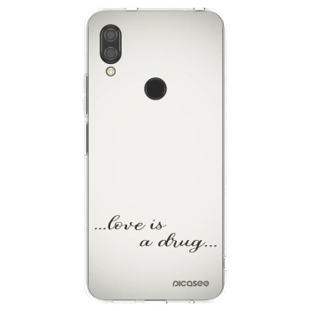 Picasee silikonska prozirna maskica za Xiaomi Redmi 7 - Love is a drug