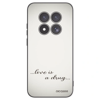 Picasee crna silikonska maskica za Xiaomi Redmi Note 15 Pro 4G - Love is a drug