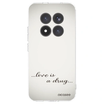 Picasee silikonska prozirna maskica za Xiaomi Redmi Note 15 Pro+ - Love is a drug