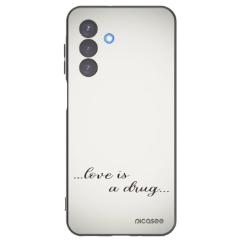 Picasee crna silikonska maskica za Samsung Galaxy A17 5G - Love is a drug