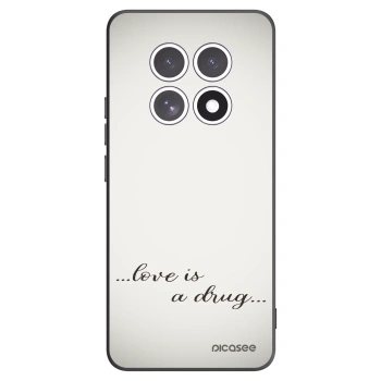 Picasee crna silikonska maskica za Xiaomi Redmi Note 15 - Love is a drug