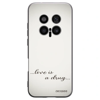 Picasee crna silikonska maskica za Honor Magic8 Pro 5G - Love is a drug