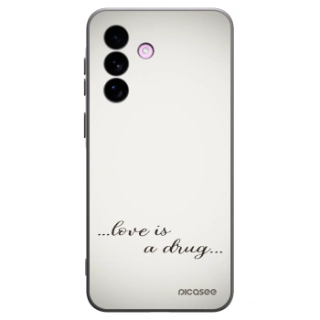 Picasee crna silikonska maskica za Samsung Galaxy A57 5G - Love is a drug