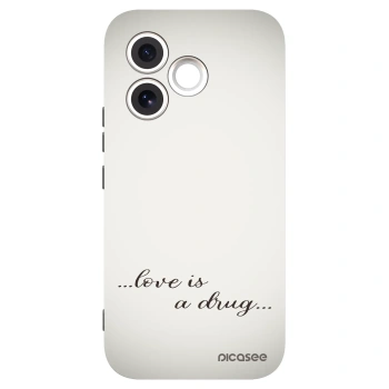 Picasee crna silikonska maskica za Honor 600 Lite - Love is a drug