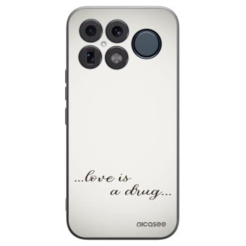 Picasee crna silikonska maskica za Xiaomi Poco F8 Ultra - Love is a drug