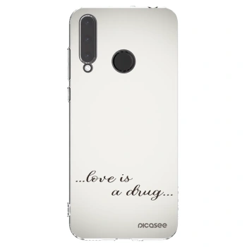 Picasee silikonska prozirna maskica za Honor 20 Lite - Love is a drug