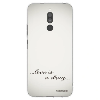 Picasee silikonska prozirna maskica za Xiaomi Redmi 8 - Love is a drug