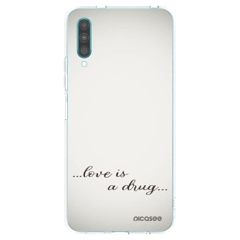 Picasee silikonska prozirna maskica za Samsung Galaxy A30s A307F - Love is a drug