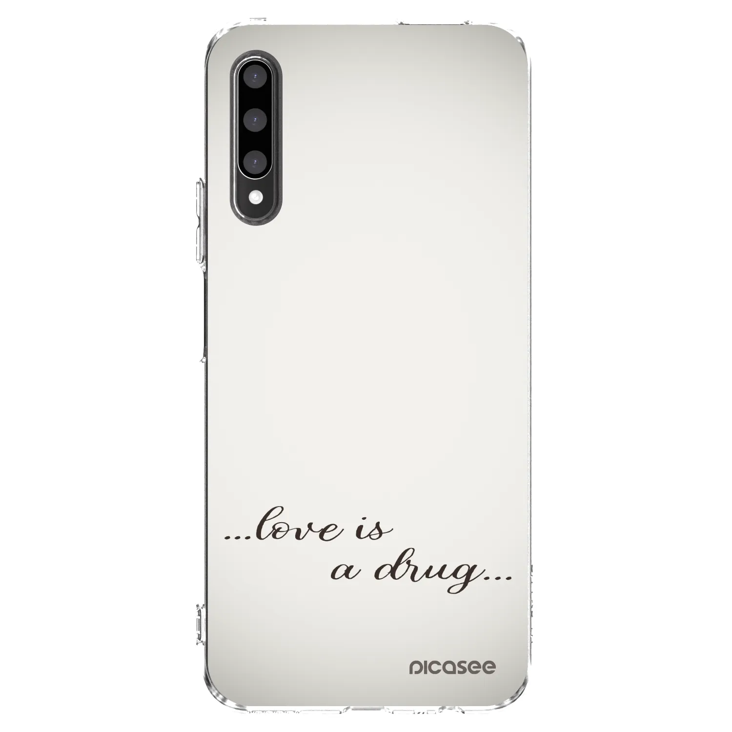 Picasee silikonska prozirna maskica za Honor 9X Pro - Love is a drug