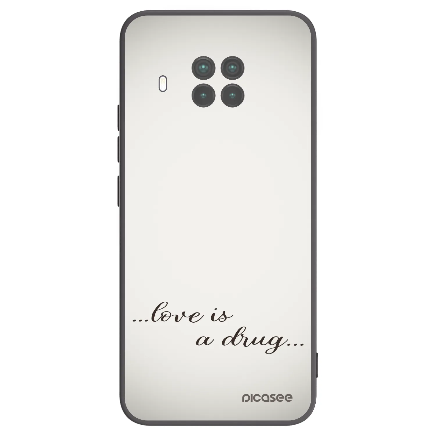 Picasee crna silikonska maskica za Xiaomi Mi 10T Lite - Love is a drug