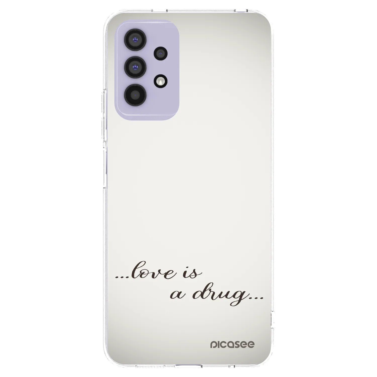 Picasee silikonska prozirna maskica za Samsung Galaxy A32 4G SM-A325F - Love is a drug