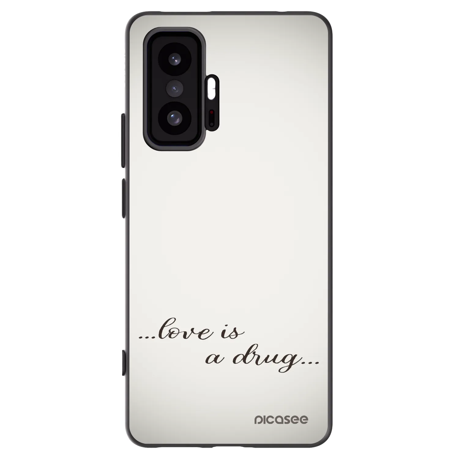 Picasee crna silikonska maskica za Xiaomi 11T Pro - Love is a drug