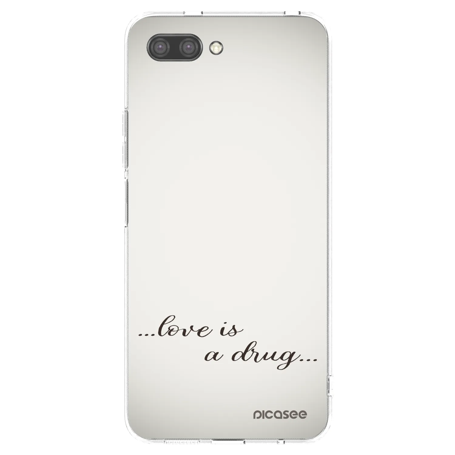 Picasee silikonska prozirna maskica za Honor 10 - Love is a drug