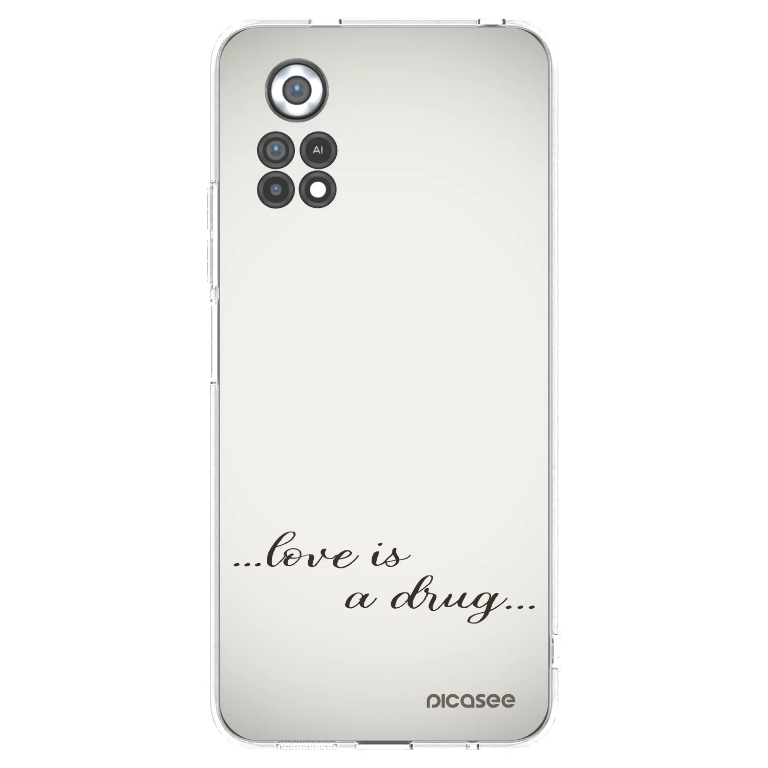 Picasee silikonska prozirna maskica za Xiaomi Poco X4 Pro 5G - Love is a drug