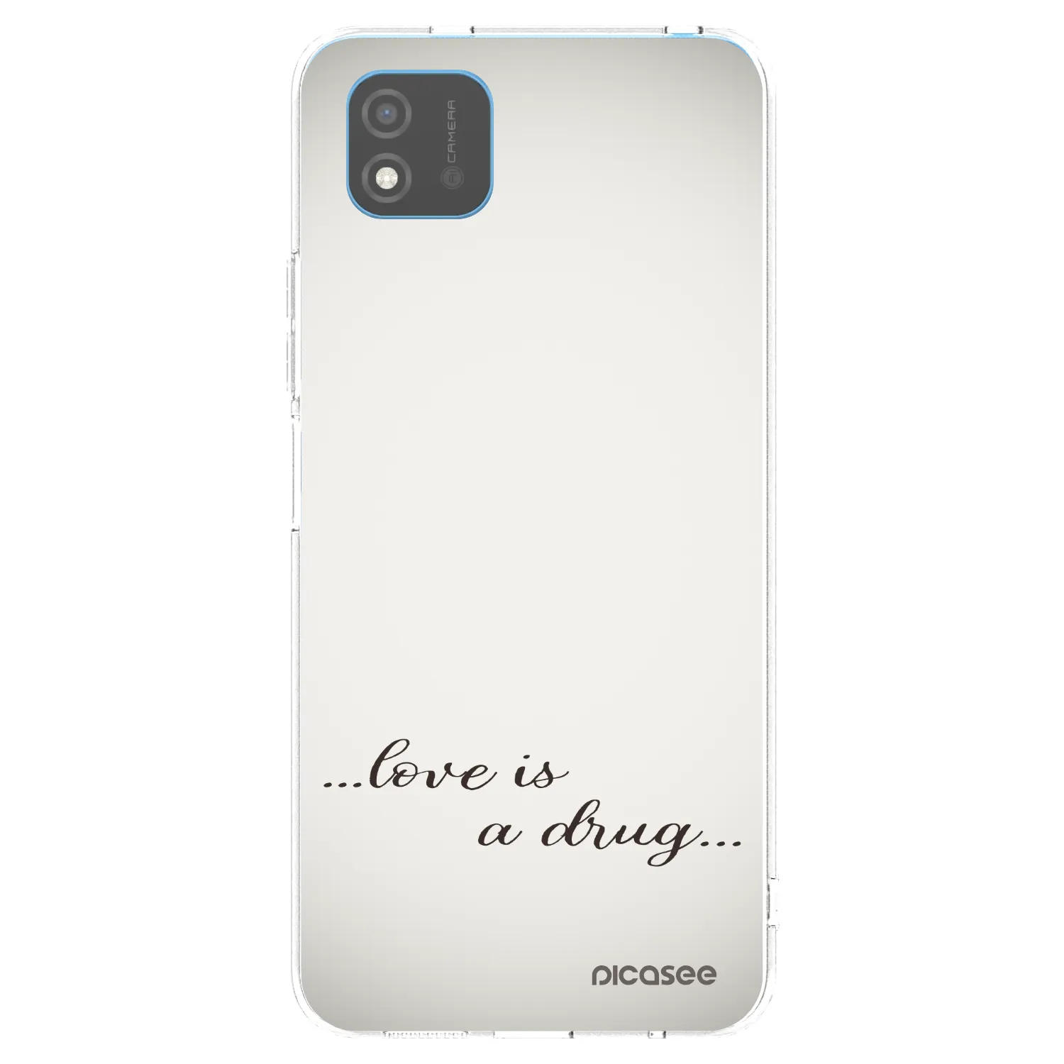 Picasee silikonska prozirna maskica za Realme C11 (2021) - Love is a drug