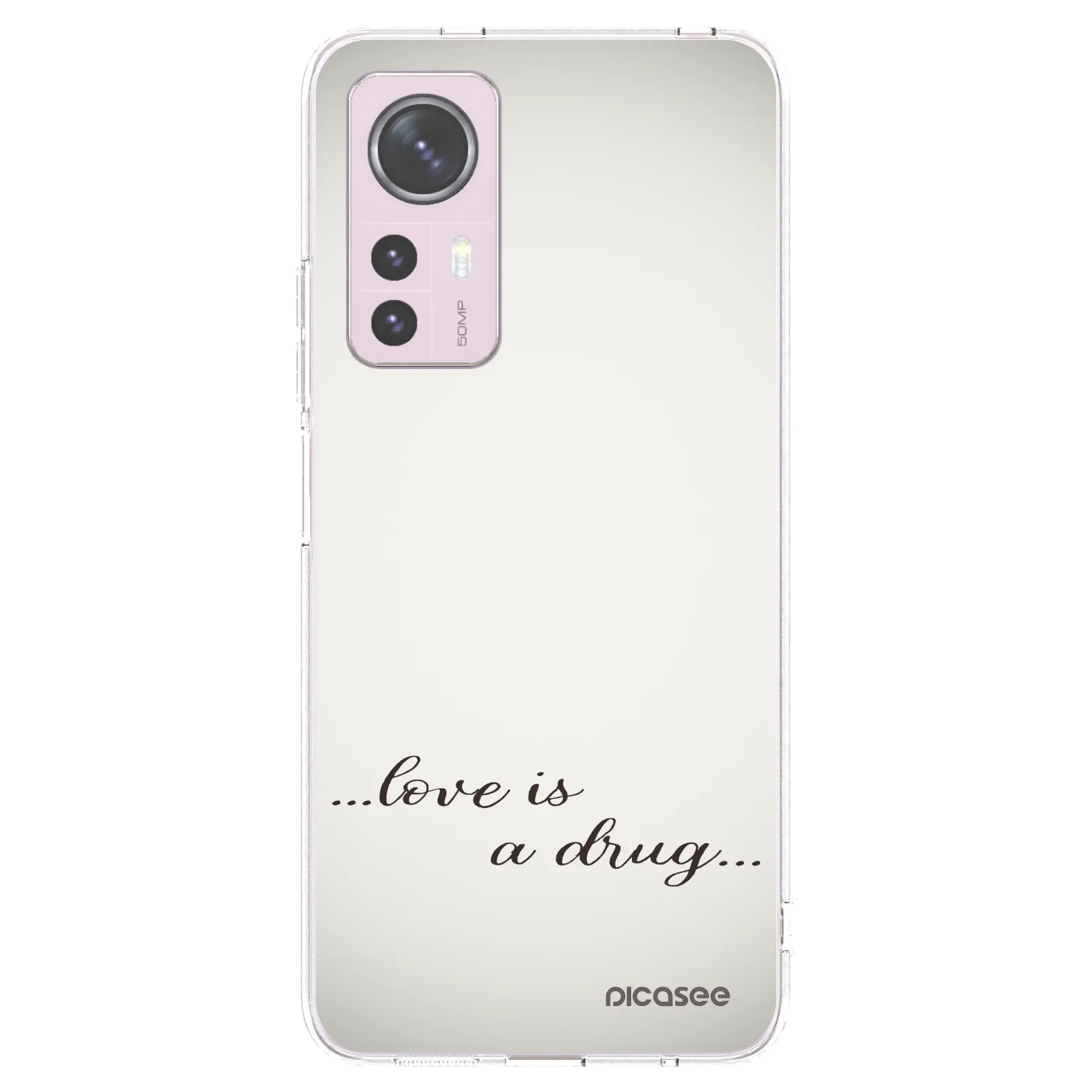 Picasee silikonska prozirna maskica za Xiaomi 12 - Love is a drug