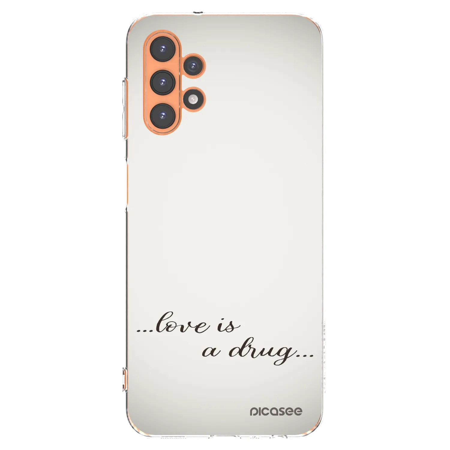 Picasee silikonska prozirna maskica za Samsung Galaxy A13 4G A135 - Love is a drug