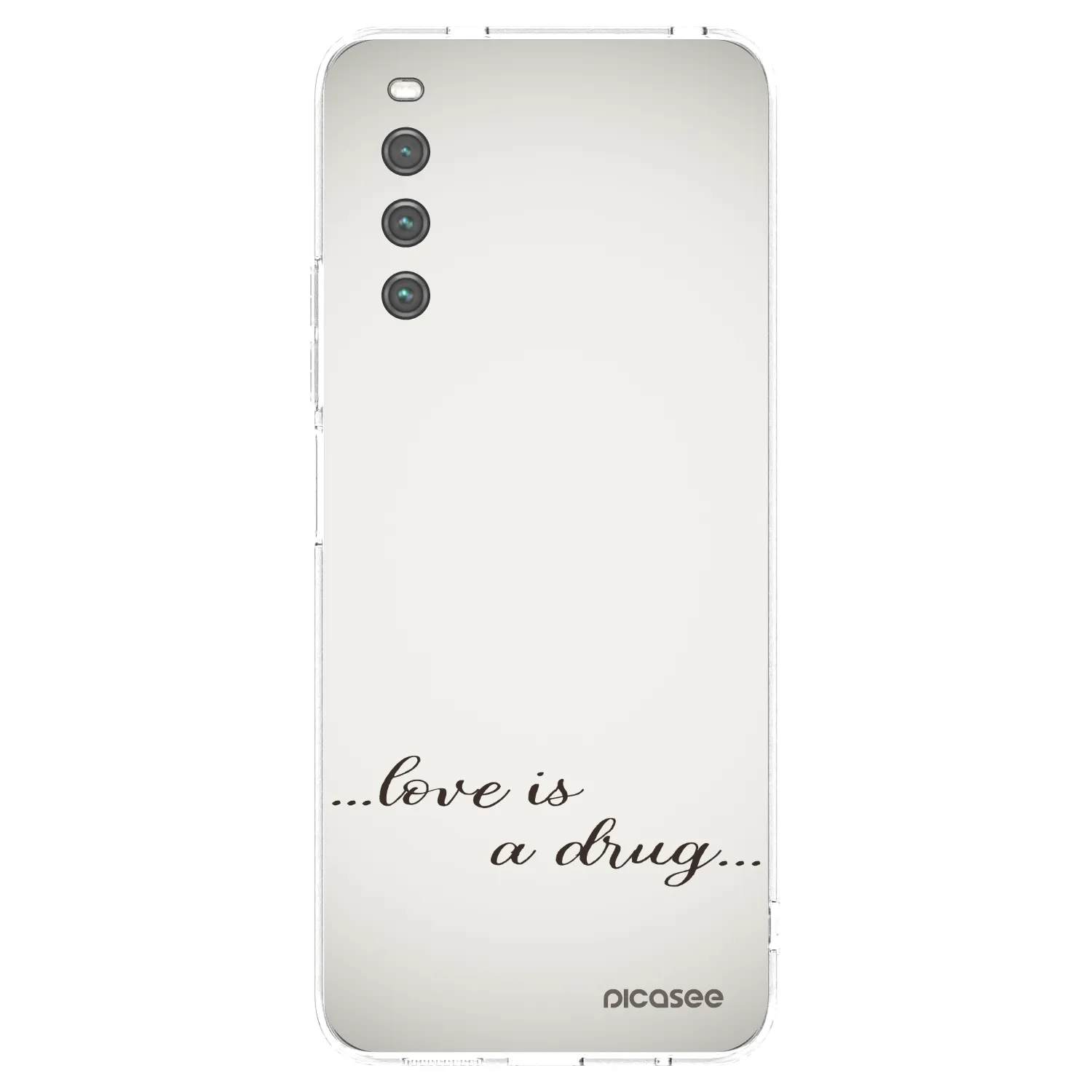 Picasee silikonska prozirna maskica za Sony Xperia 10 IV 5G - Love is a drug