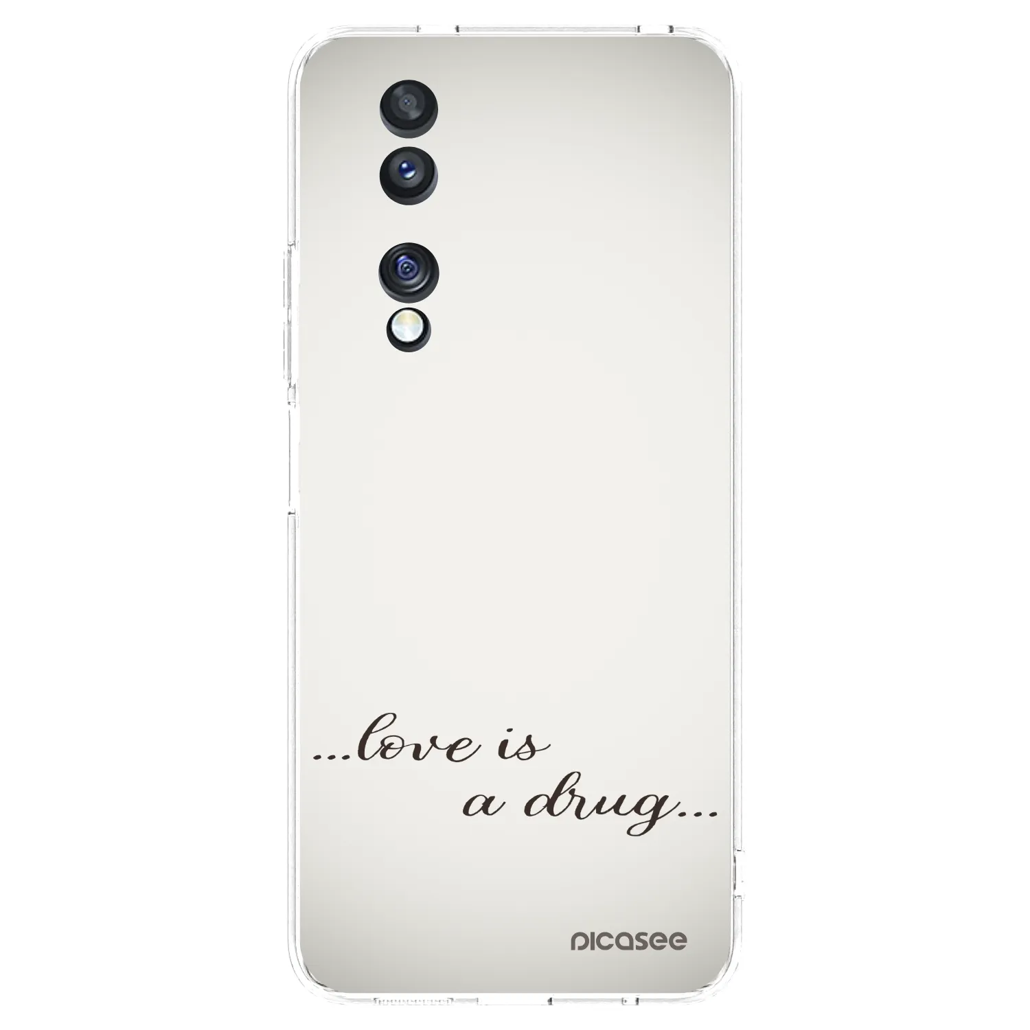 Picasee silikonska prozirna maskica za Honor 70 - Love is a drug