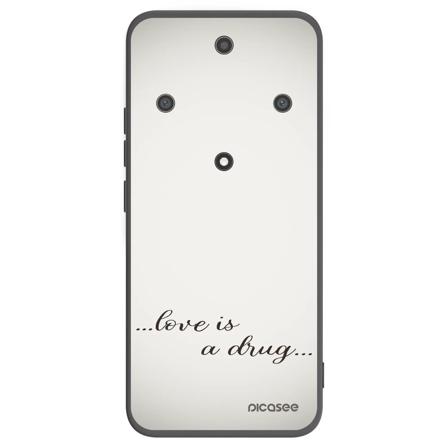 Picasee crna silikonska maskica za Honor Magic5 Lite 5G - Love is a drug