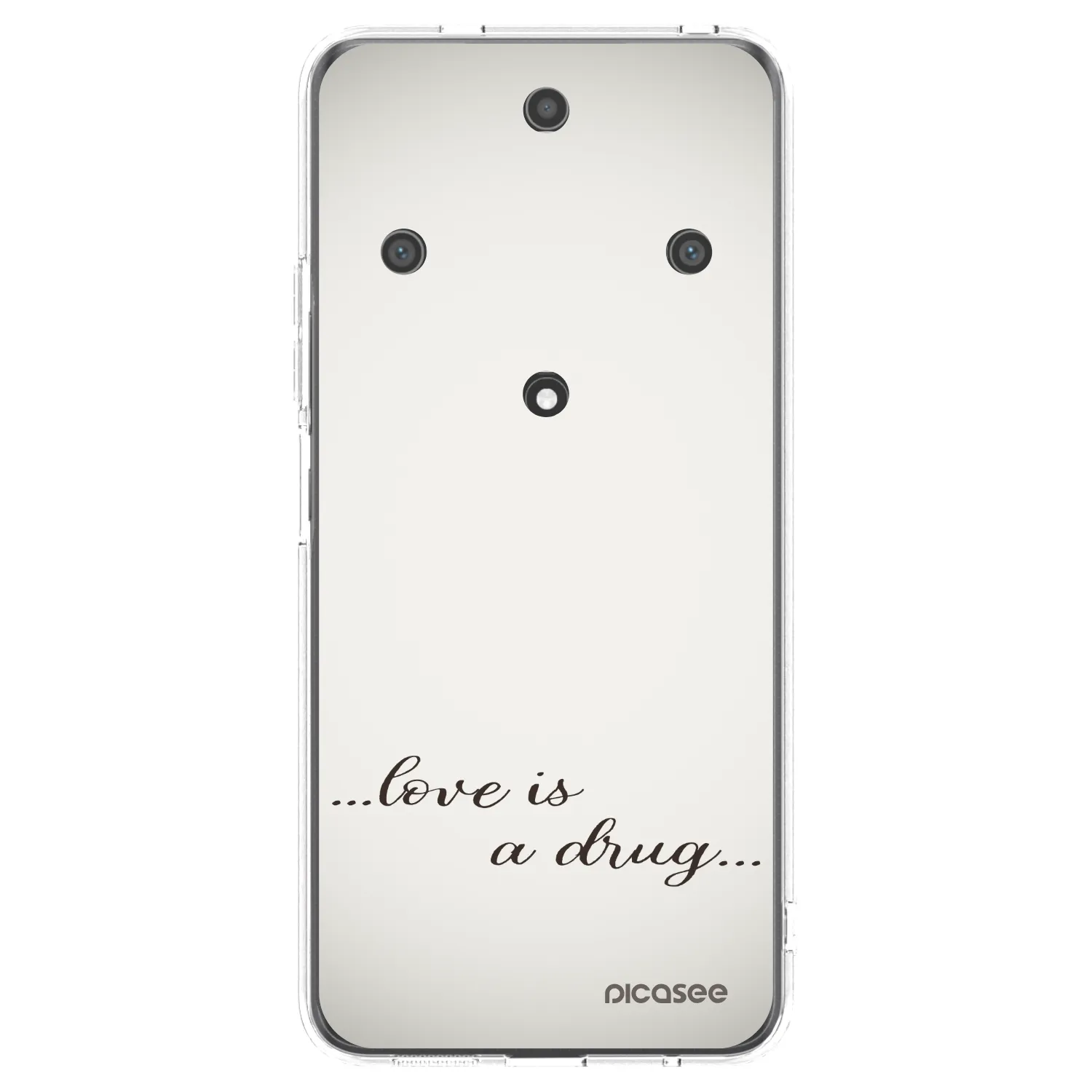 Picasee silikonska prozirna maskica za Honor Magic5 Lite 5G - Love is a drug