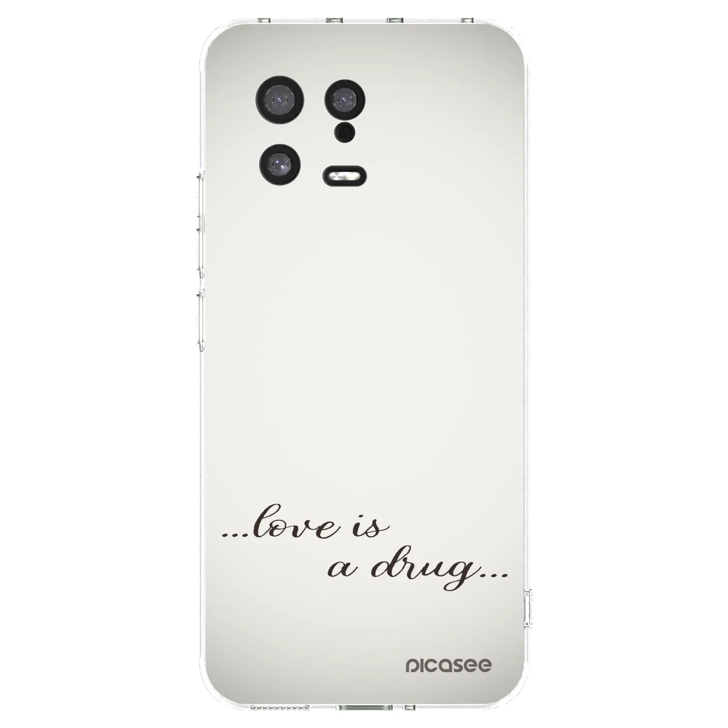 Picasee silikonska prozirna maskica za Xiaomi 13 - Love is a drug