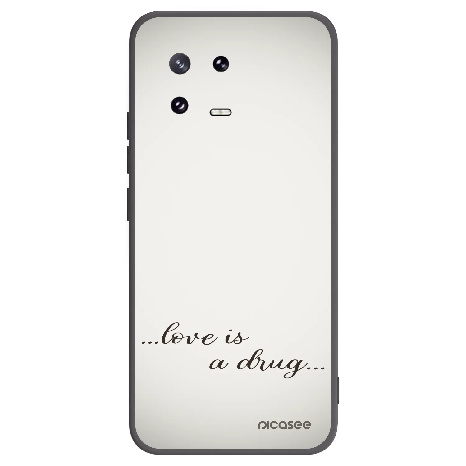 Picasee crna silikonska maskica za Xiaomi 13 Pro - Love is a drug