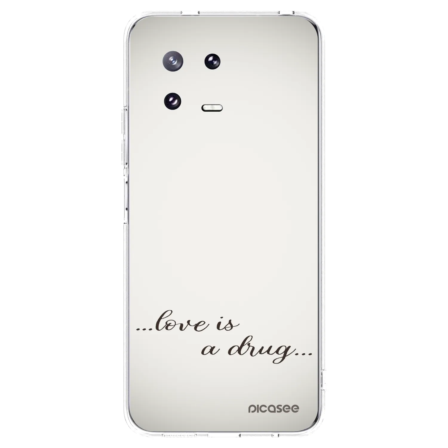 Picasee silikonska prozirna maskica za Xiaomi 13 Pro - Love is a drug