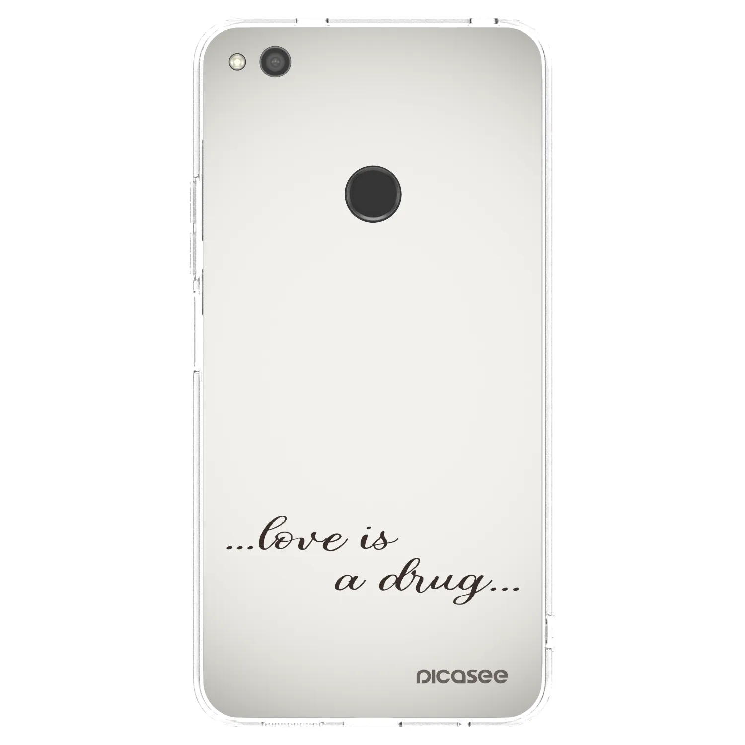 Picasee silikonska prozirna maskica za Huawei P9 Lite 2017 - Love is a drug