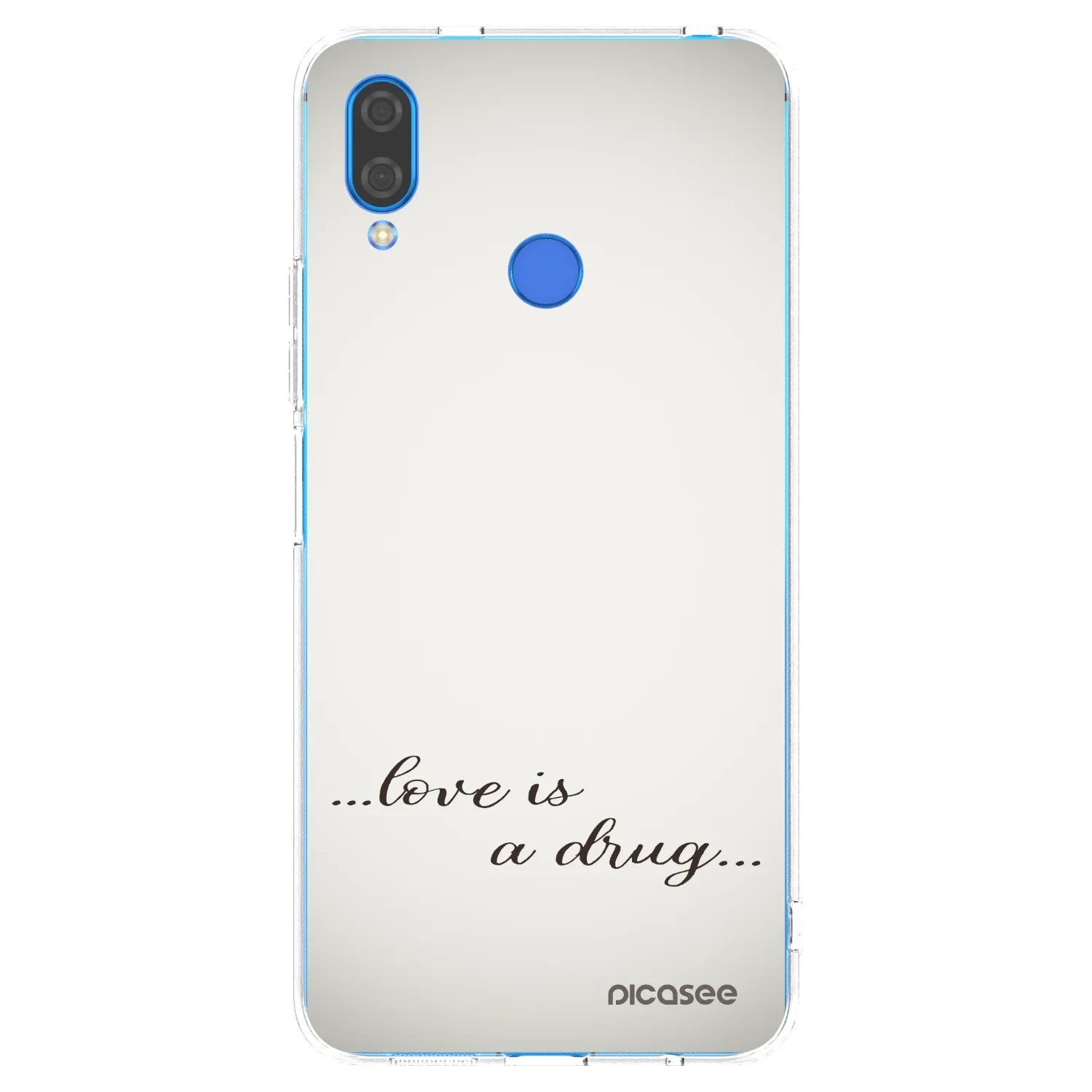 Picasee silikonska prozirna maskica za Huawei Nova 3i - Love is a drug