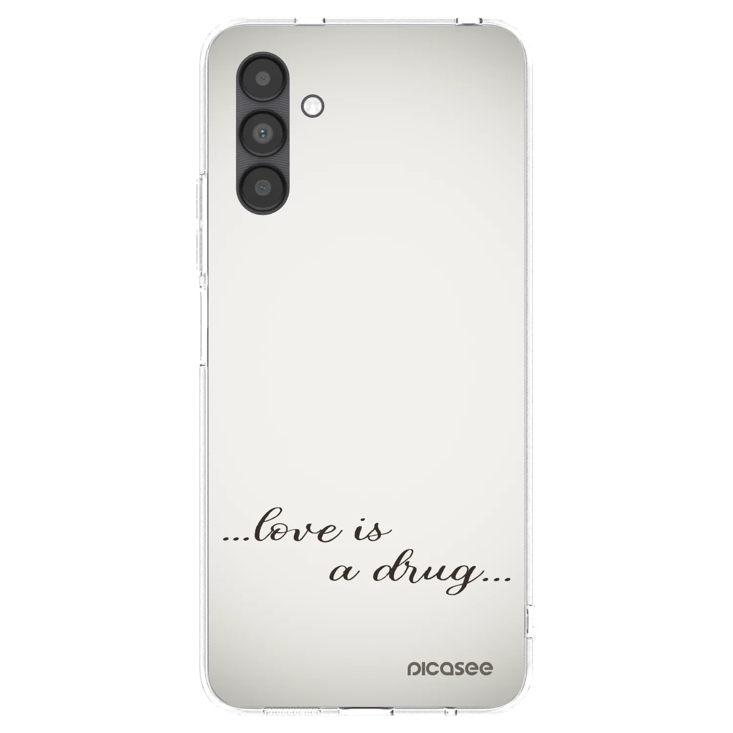 Picasee silikonska prozirna maskica za Samsung Galaxy A04s A047F - Love is a drug