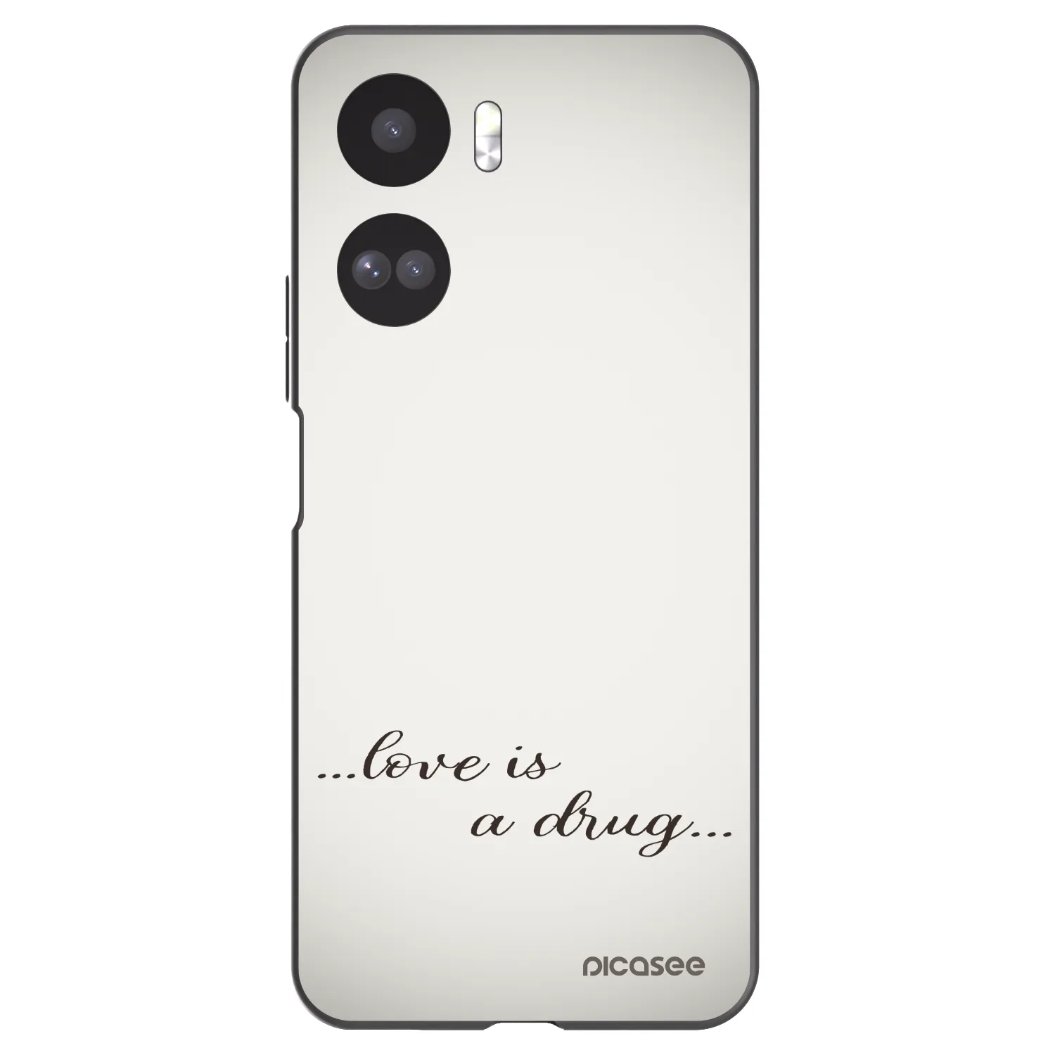 Picasee crna silikonska maskica za Honor 90 Lite 5G - Love is a drug