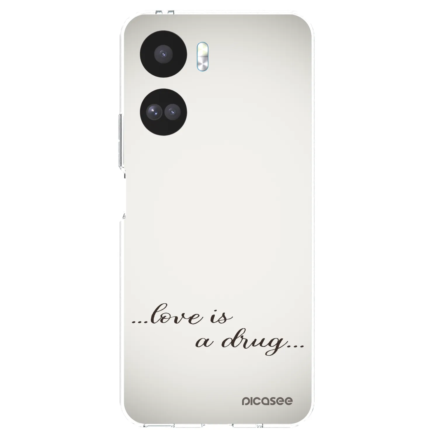 Picasee silikonska prozirna maskica za Honor 90 Lite 5G - Love is a drug