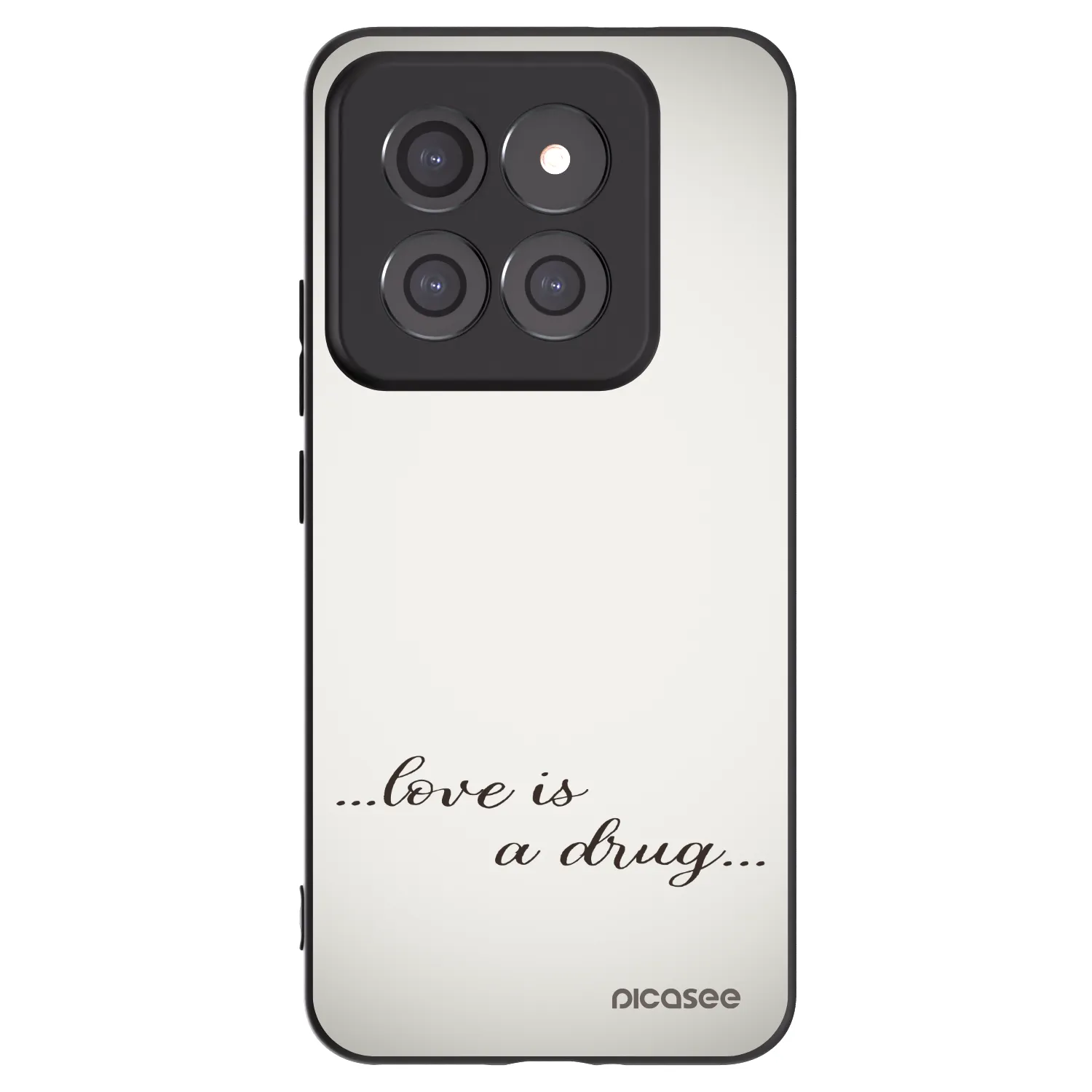 Picasee crna silikonska maskica za Xiaomi 14 Pro - Love is a drug