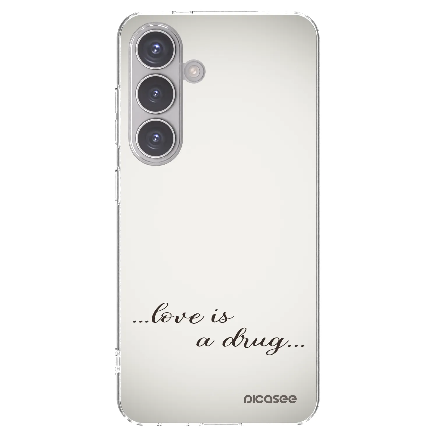 Picasee silikonska prozirna maskica za Samsung Galaxy S24 S921B 5G - Love is a drug